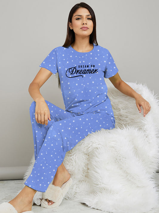 Blue Star Pyjama Set